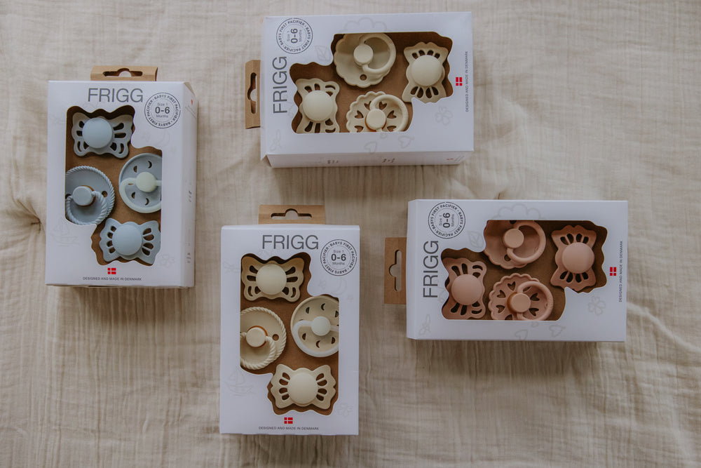Frigg | Fopspeen | Baby's First Pacifier Pack Cream
