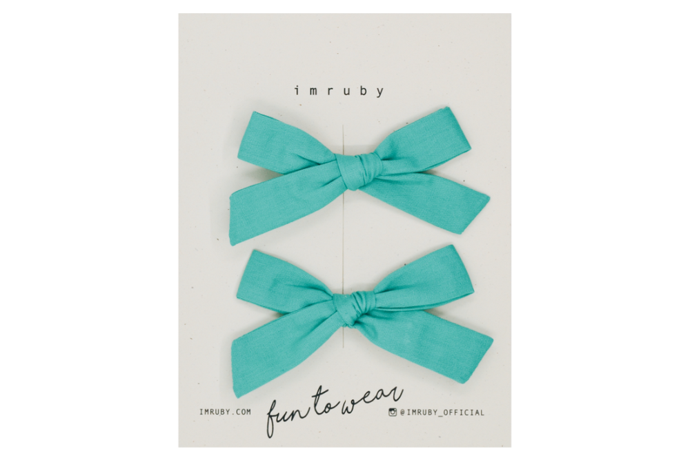 Haarspeldjes | RUBY mini bows   | Imruby