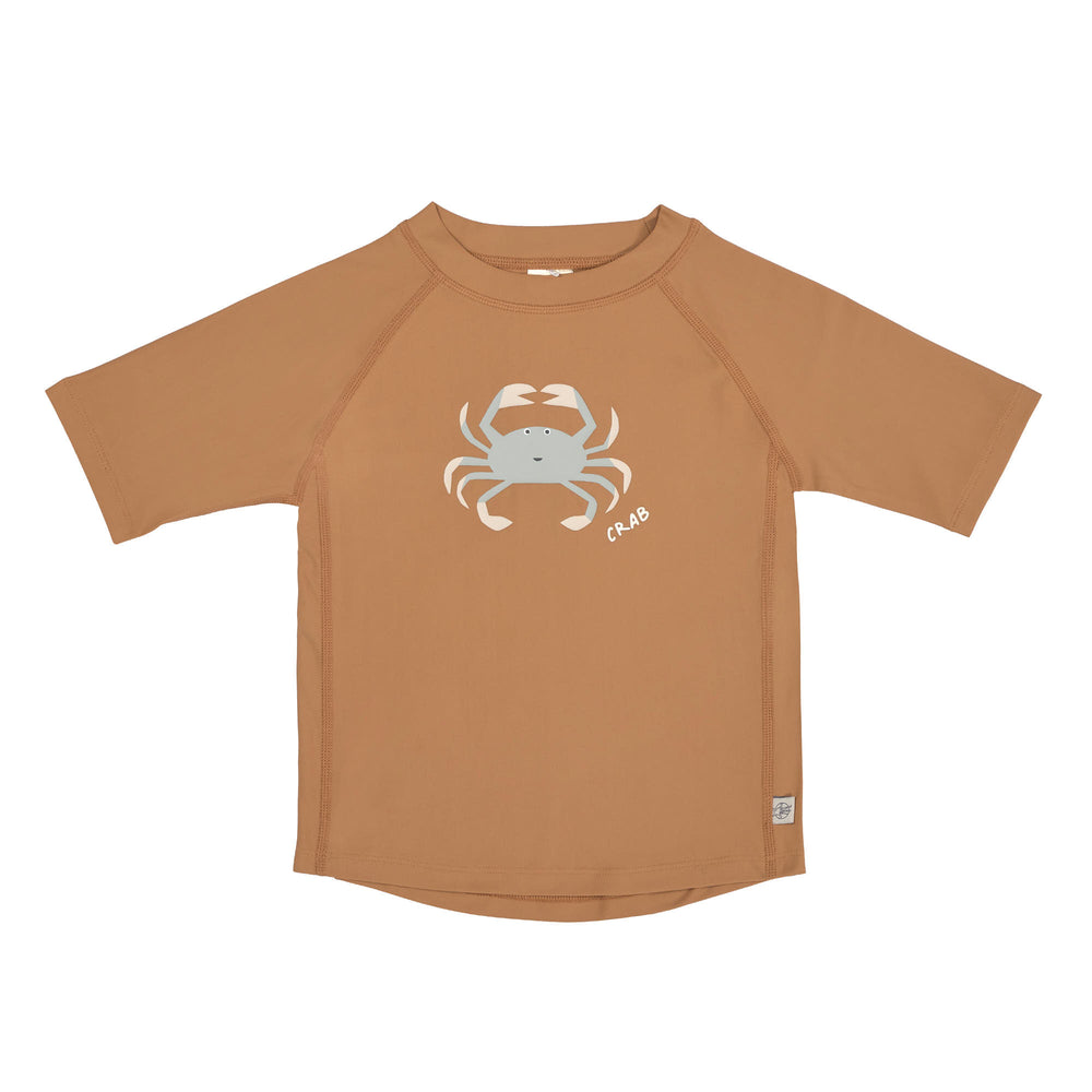 Lässig | UV-beschermend T-shirt | Rashguard Crabs caramel