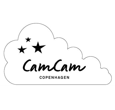 Cam Cam Copenhagen | Slabbetje | pressed leaves blue