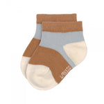 Lässig | Kousen | 3-pack terry socks light blue/caramel (12-14)