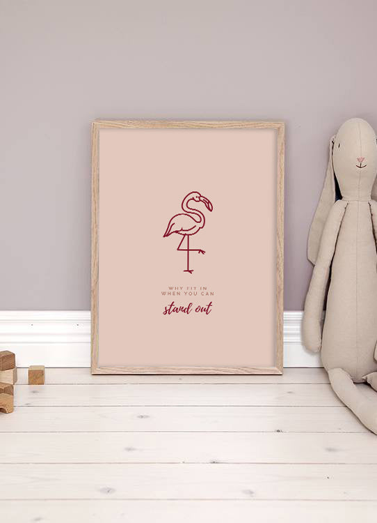 Poster | flamingo