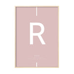 50x70 geboorteposter roze variant R