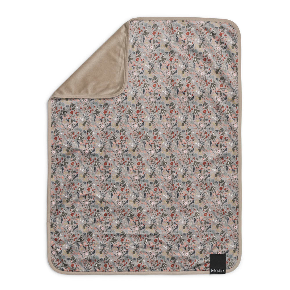 Dekentje | pearl velvet vintage flower