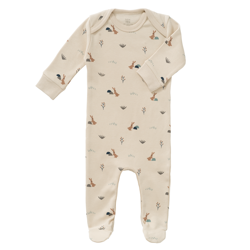 Fresk | Pyjama met voetjes | Rabbit mood Sandshell