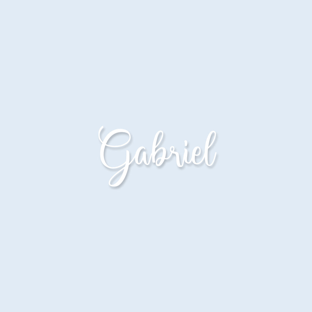 Sticker | lettertype "Gabriel"