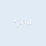 Sticker | lettertype "Gabriel"