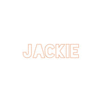 Sticker | lettertype "Jackie"