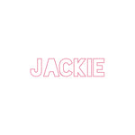 Sticker | lettertype "Jackie"
