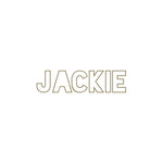 Sticker | lettertype "Jackie"