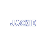 Sticker | lettertype "Jackie"