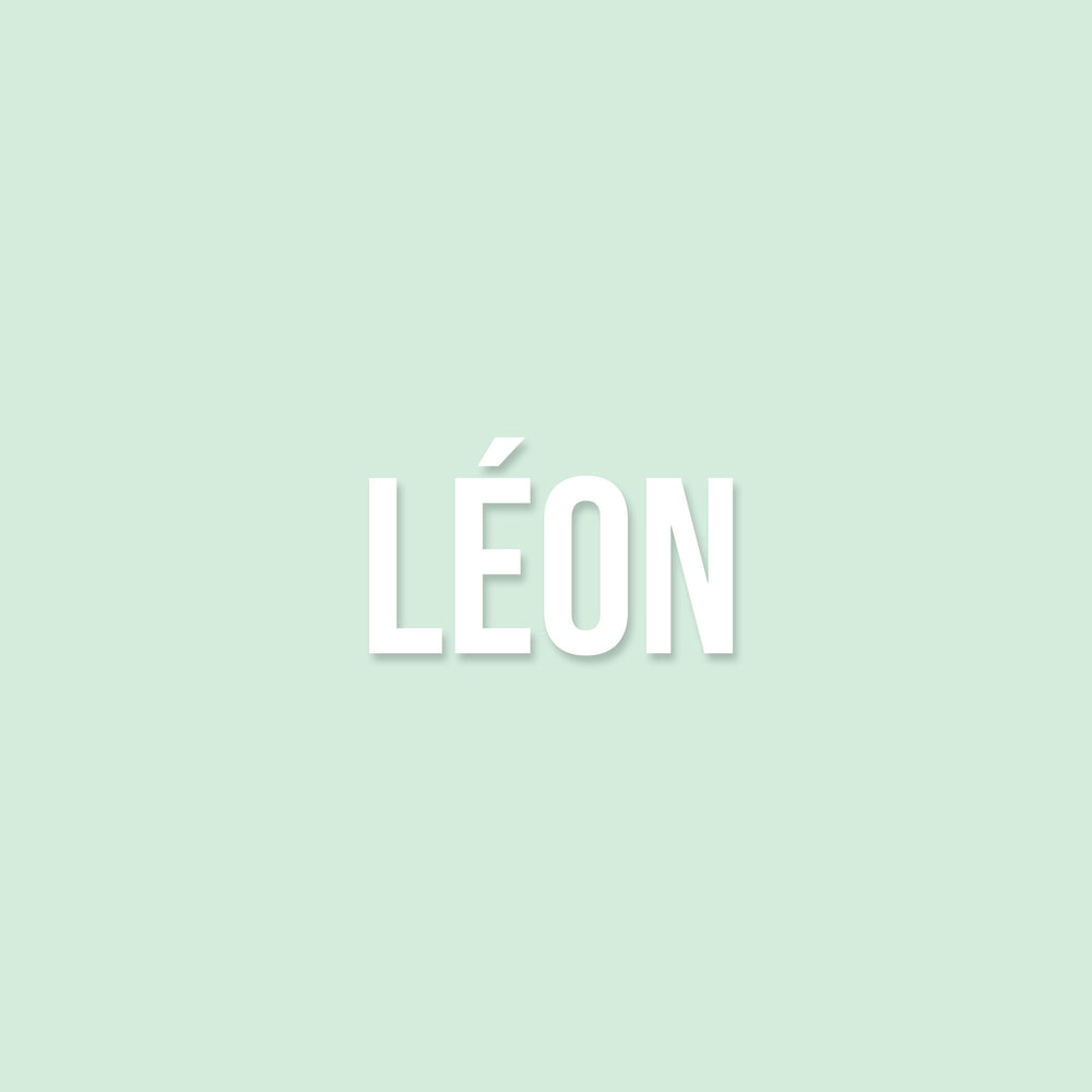 Sticker | lettertype "Léon"
