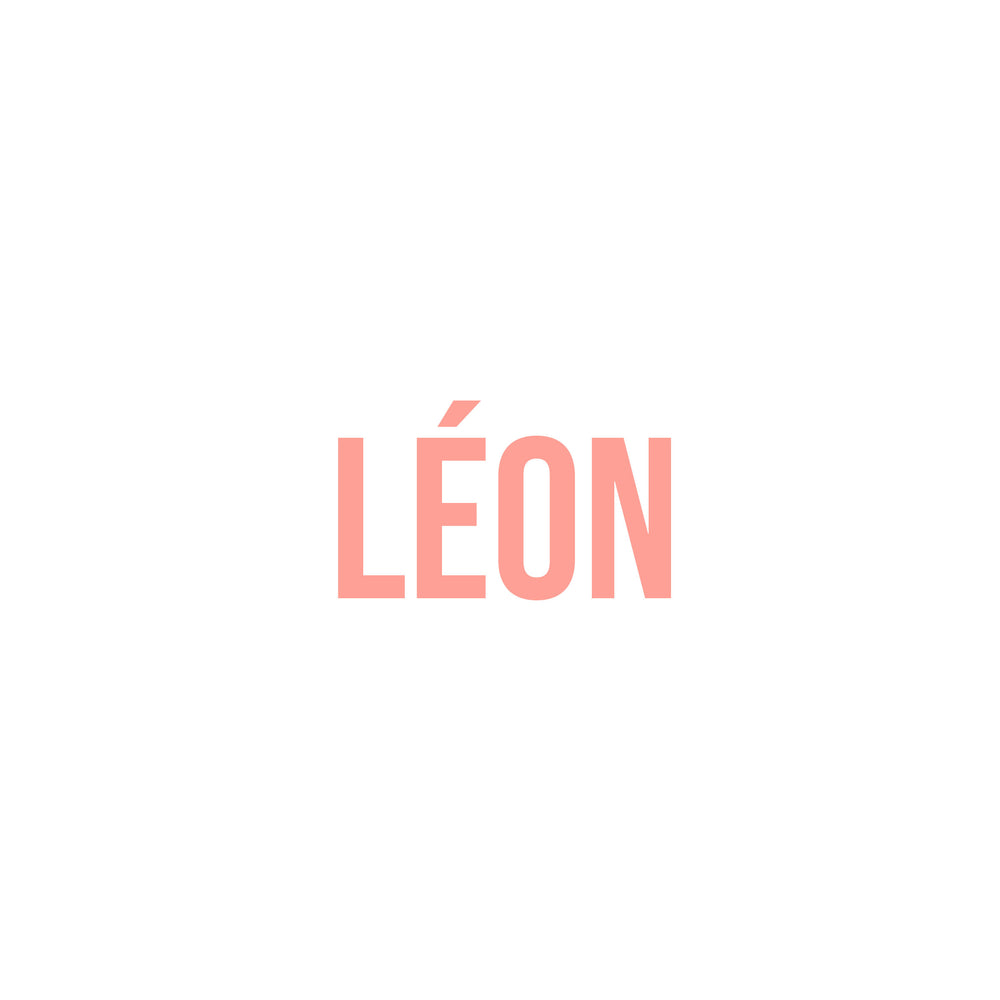 Sticker | lettertype "Léon"