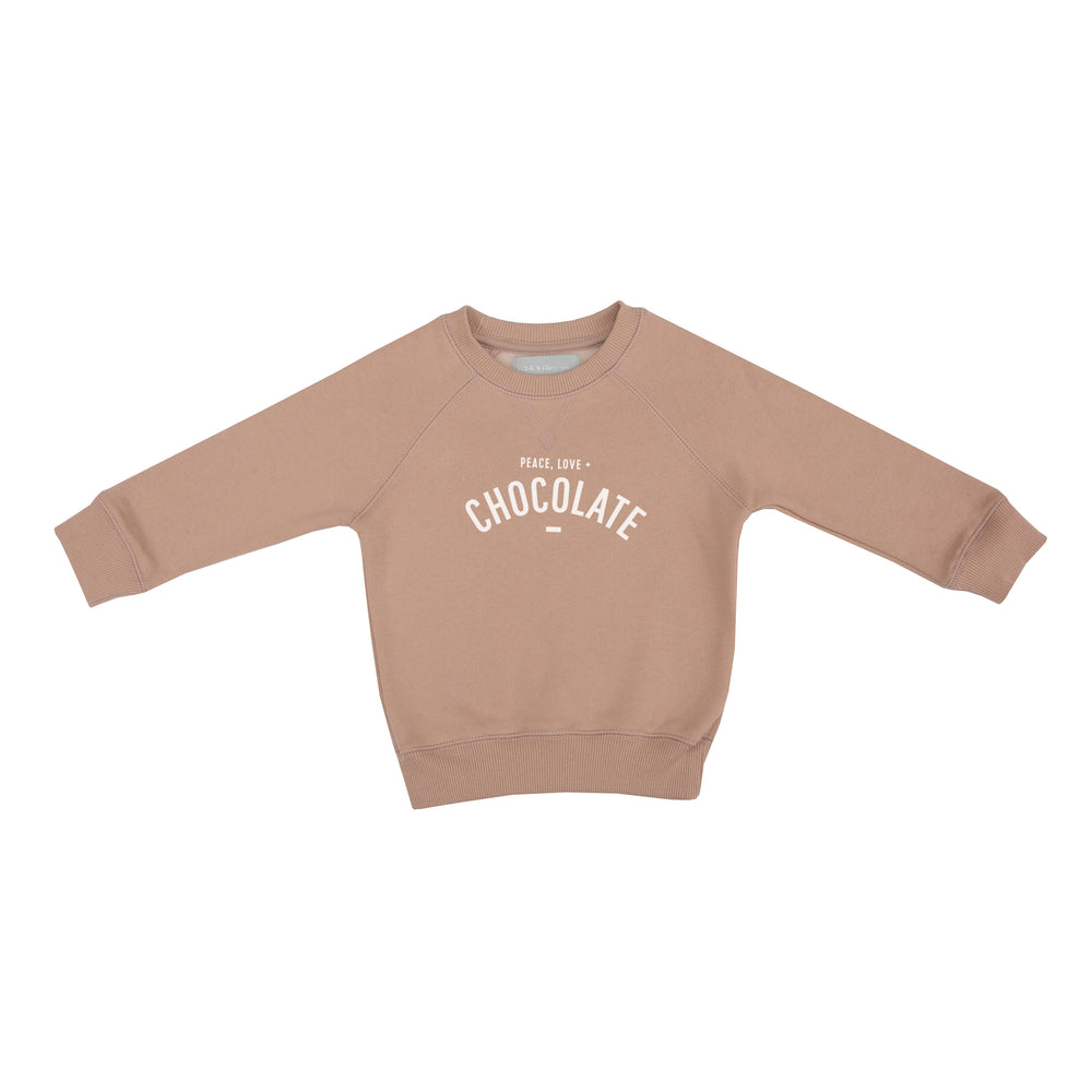 Sweater | peace, love + chocolate