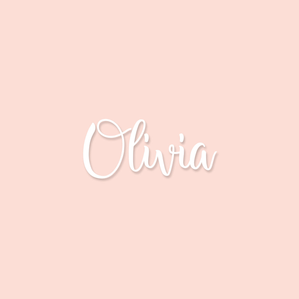 Sticker | lettertype "Olivia"