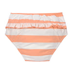 Lässig | Swim Diaper |  Block Stripes milky/ peach