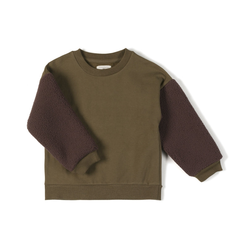 Nixnut | Sweater | Sleeve Sweater Khaki