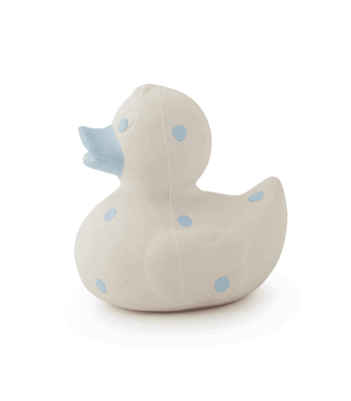 Oli & Carol |  Speelgoed bad | Elvis the duck dots blue
