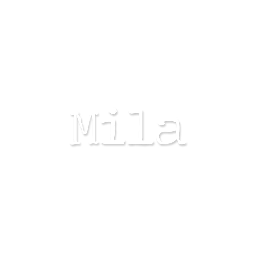 Sticker | lettertype "Mila"