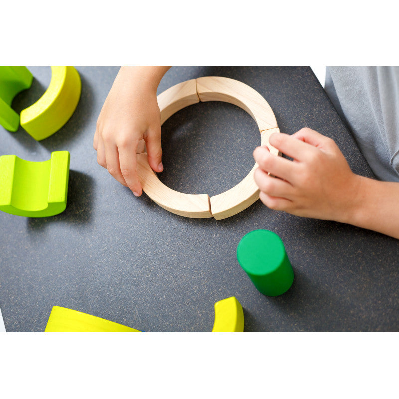 Plan Toys | Speelgoed | curve blocks